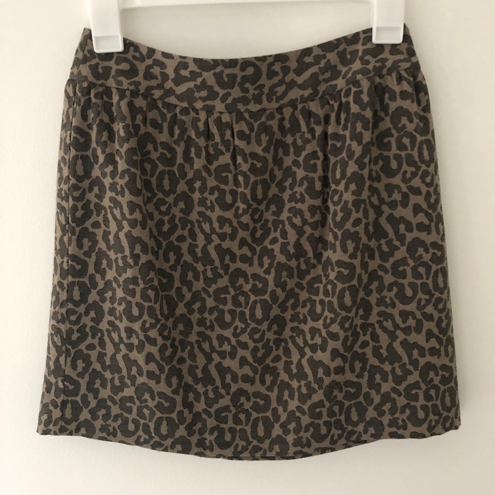 BANANA REPUBLIC | Leopard Print Skirt